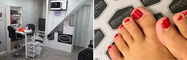 Bársony Szalon, géllakk lábra, pedikűr, talpmasszázs, akció, kupon